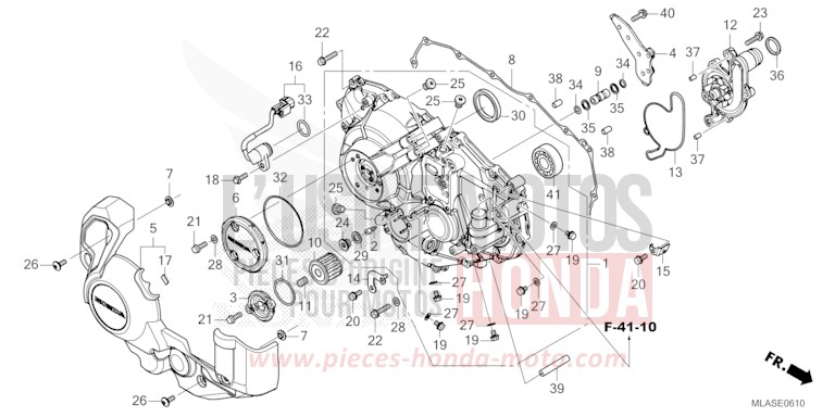 PANNEAU CARTER-MOTEUR D. (CMX1100D/D2/D3) de CMX 1100 "Rebel" PEARL HAWKSEYE BLUE (PB409) 2025